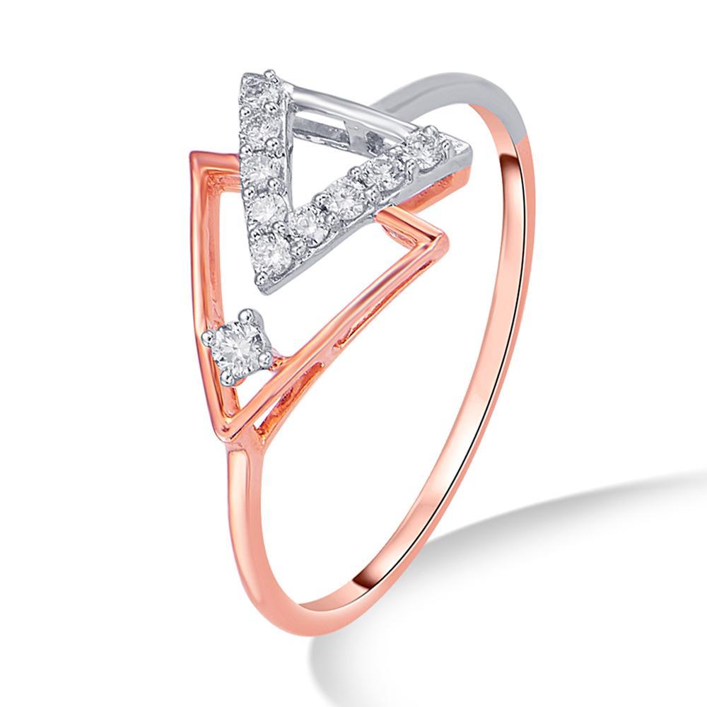 Buy Shimmering Triangles Diamond Ring