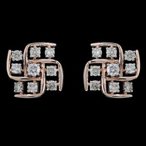 Buy 14 Karat Gold & Diamond Earrings