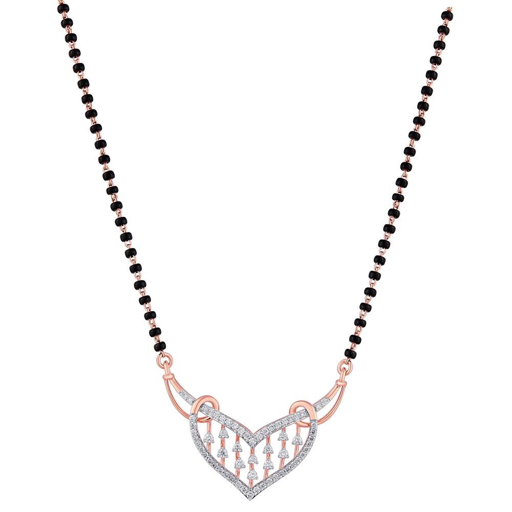 Buy 18 Karat Gold & Diamond Mangalsutra