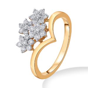 Buy 18 Karat Gold & Diamond Ring