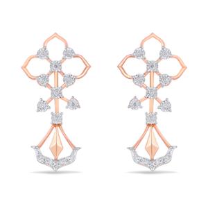 Buy 14 Karat Gold & Diamond Earrings