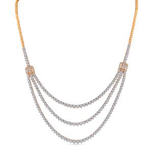 Buy 18 Karat Gold & Diamond Necklace