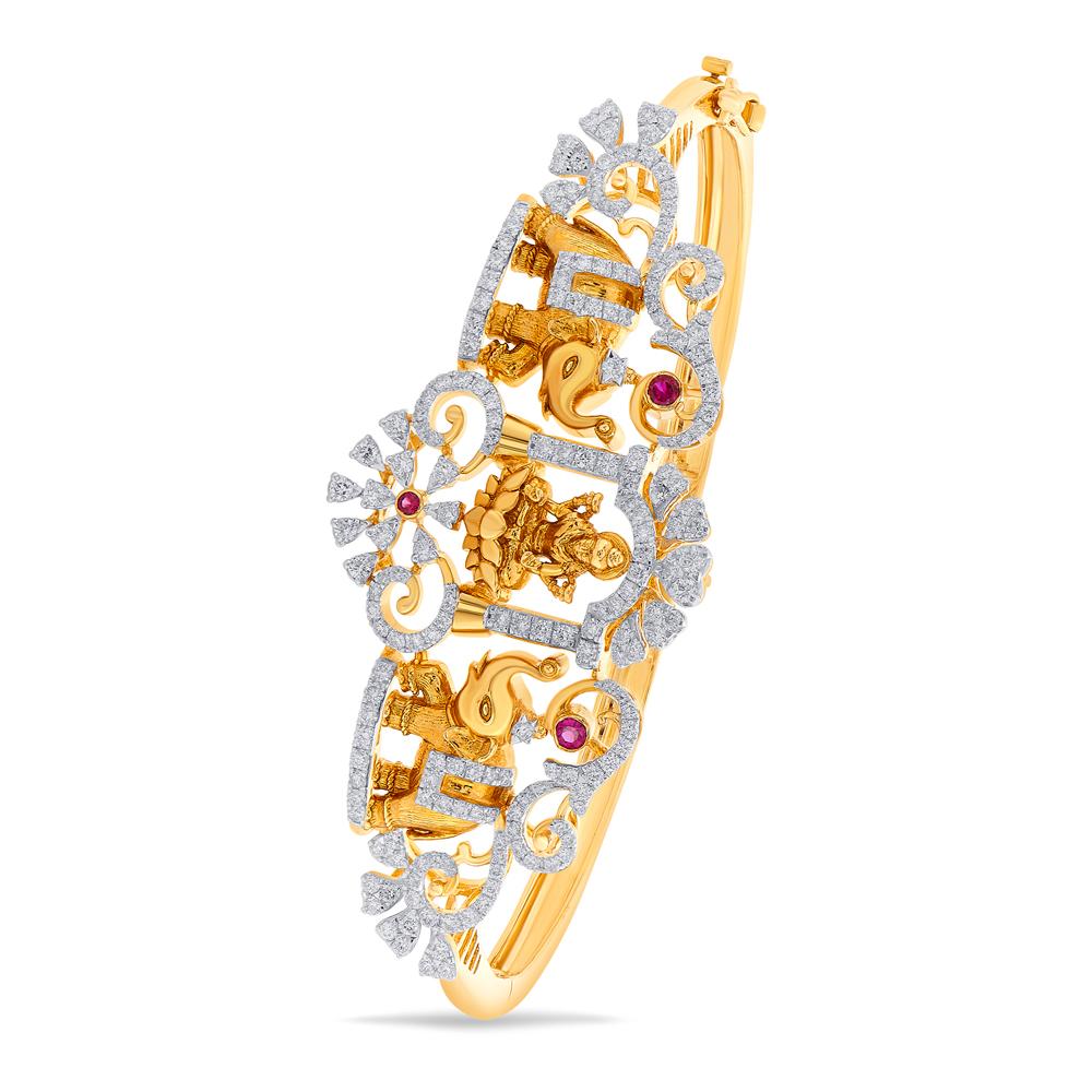Buy 14 Karat Gold & Diamond Bracelet
