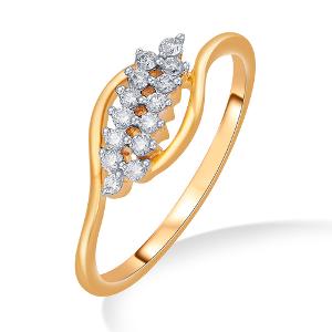 Buy 14 Karat Gold & Diamond Ring