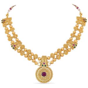 Buy 22 Karat Gold Necklace Set
