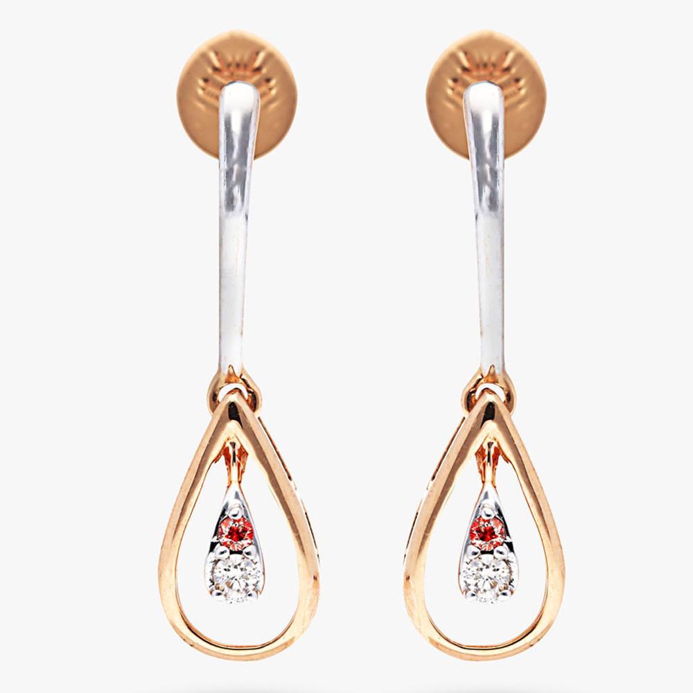 Buy Crimson Dew Diamond Earrings