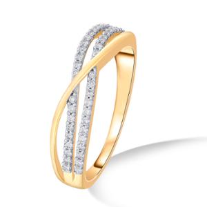 Buy 14 Karat Gold & Diamond Ring