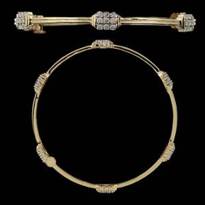 Buy 18 Karat Gold & Diamond Bangles