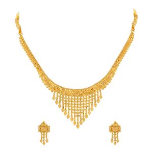 Buy 22 Karat Gold Necklace Set