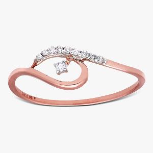 Buy 14 Karat Gold & Diamond Ring