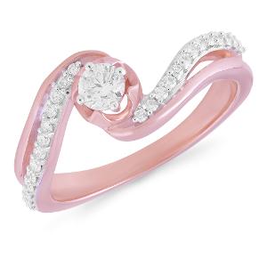 Buy 14 Karat Gold & Diamond Ring