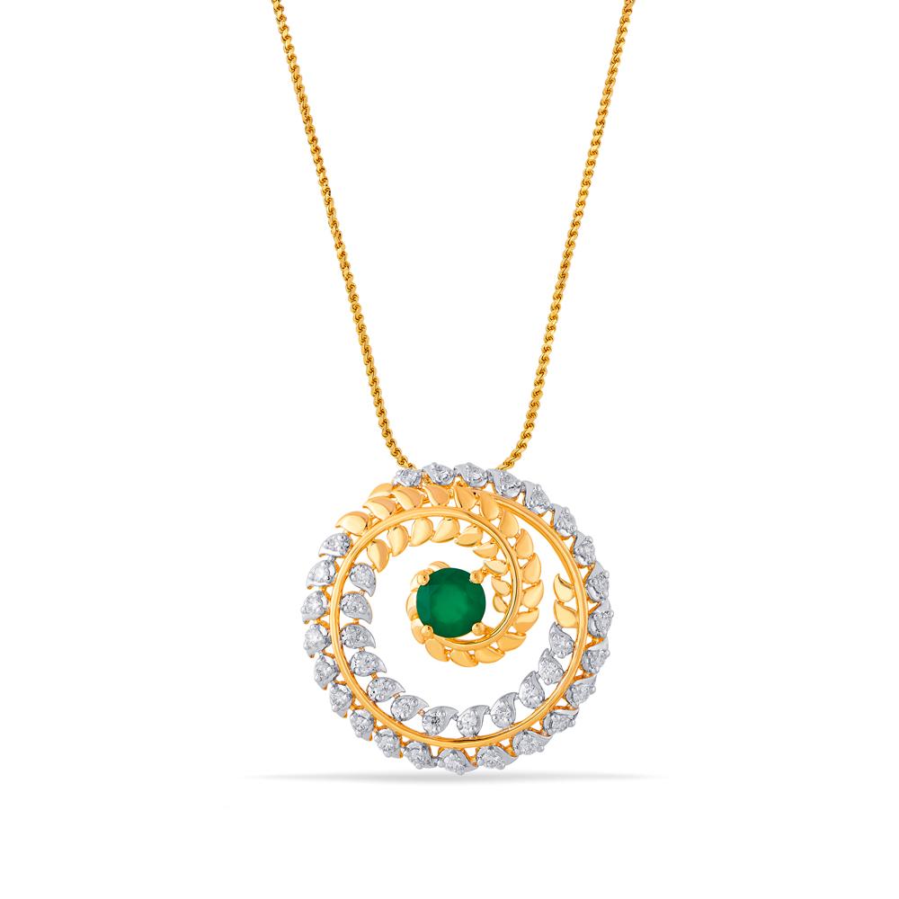Buy 18 Karat Gold & Diamond Pendant