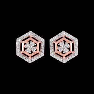 Buy 18 Karat Gold & Diamond Earrings
