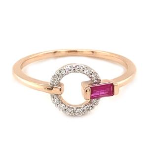 Buy 14 Karat Gold & Diamond Ring