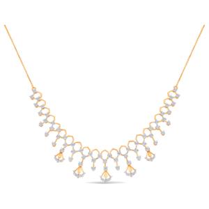 Buy 18 Karat Gold & Diamond Necklace
