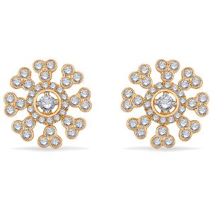 Buy 14 Karat Gold & Diamond Earrings