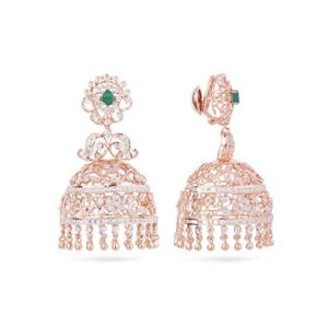 Buy 18 Karat Gold & Diamond Earrings