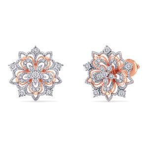 Buy 14 Karat Gold & Diamond Earrings