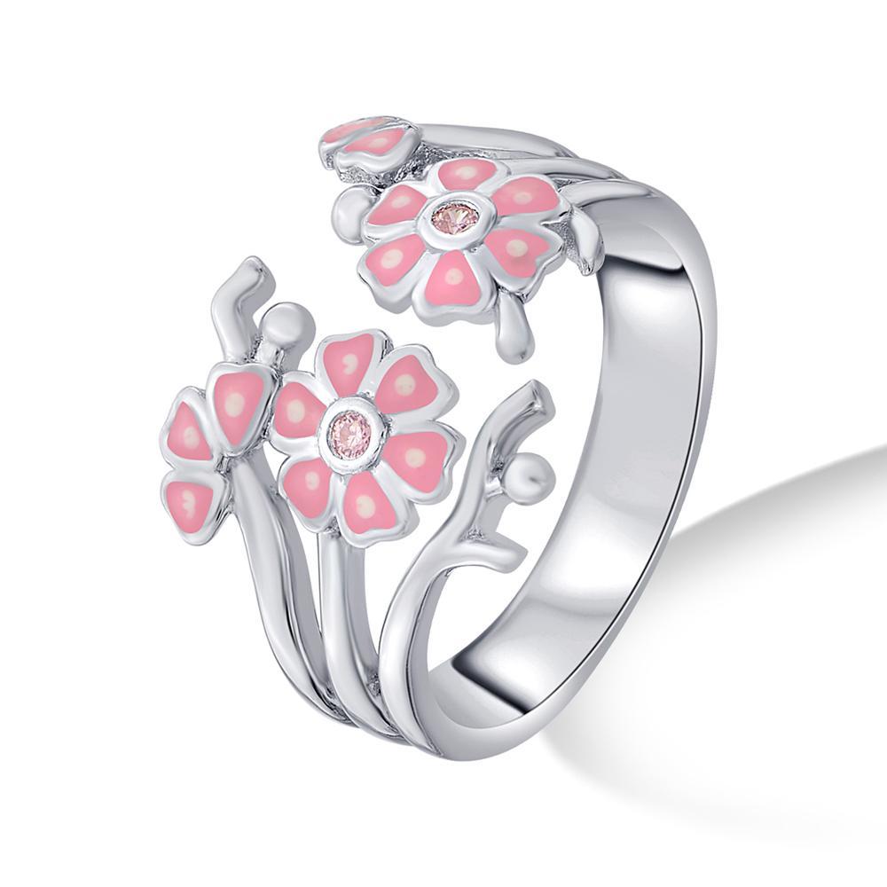 Buy Bloom Silver Open Ring