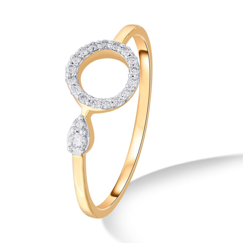 Buy 14 Karat Gold & Diamond Ring