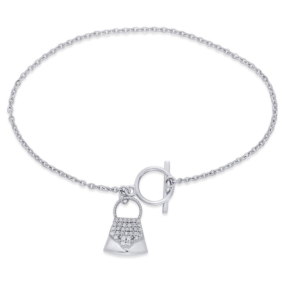 Buy Silver Handbag Bracelet