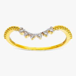 Buy 14 Karat Gold & Diamond Ring