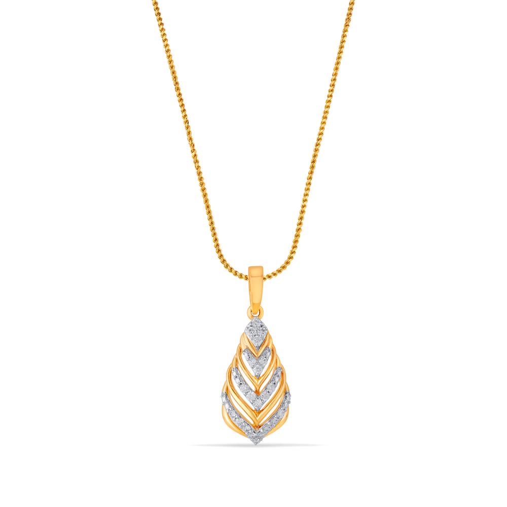 Buy 18 Karat Gold & Diamond Pendant