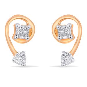 Buy 14 Karat Gold & Diamond Earrings