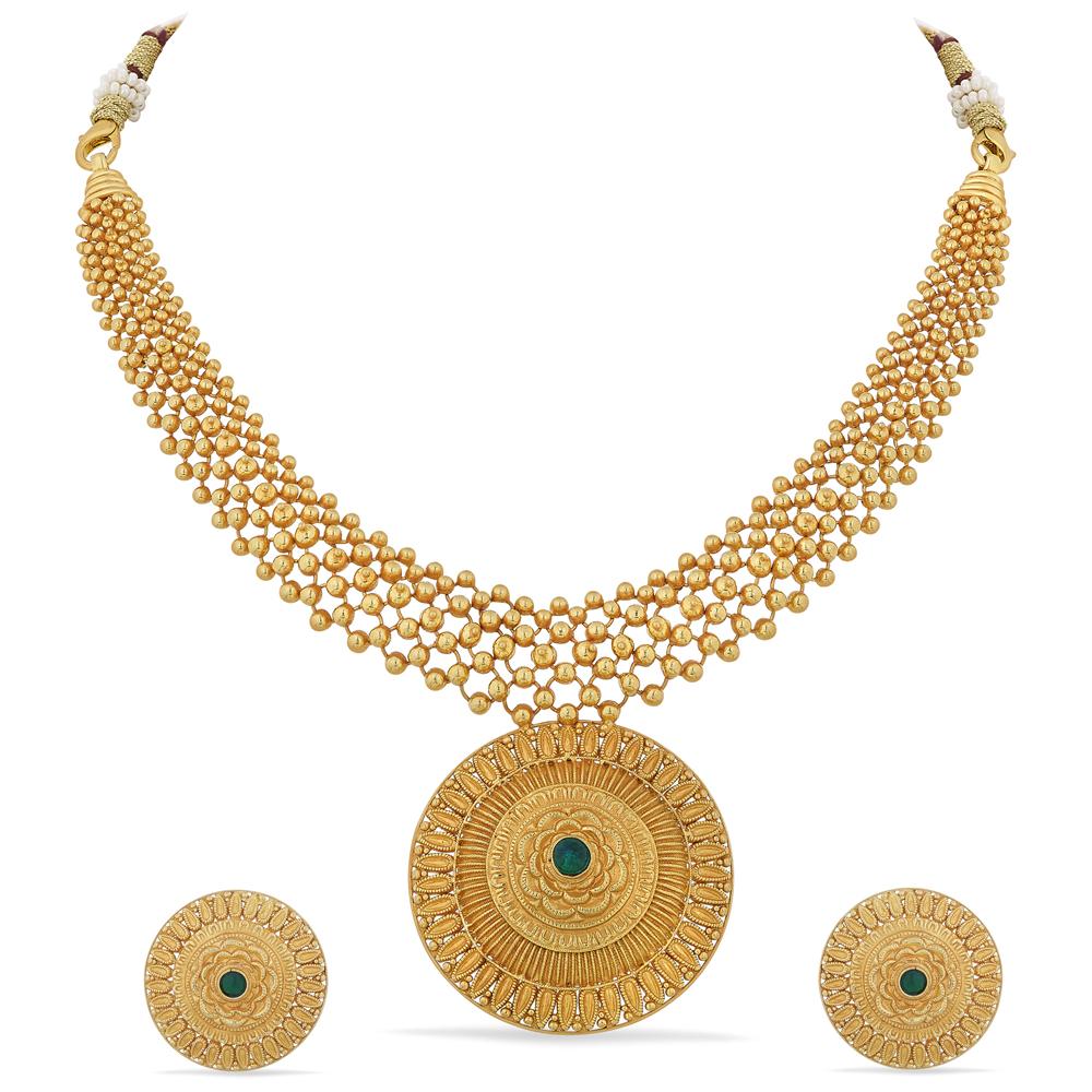 Buy 22 Karat Gold Necklace Set