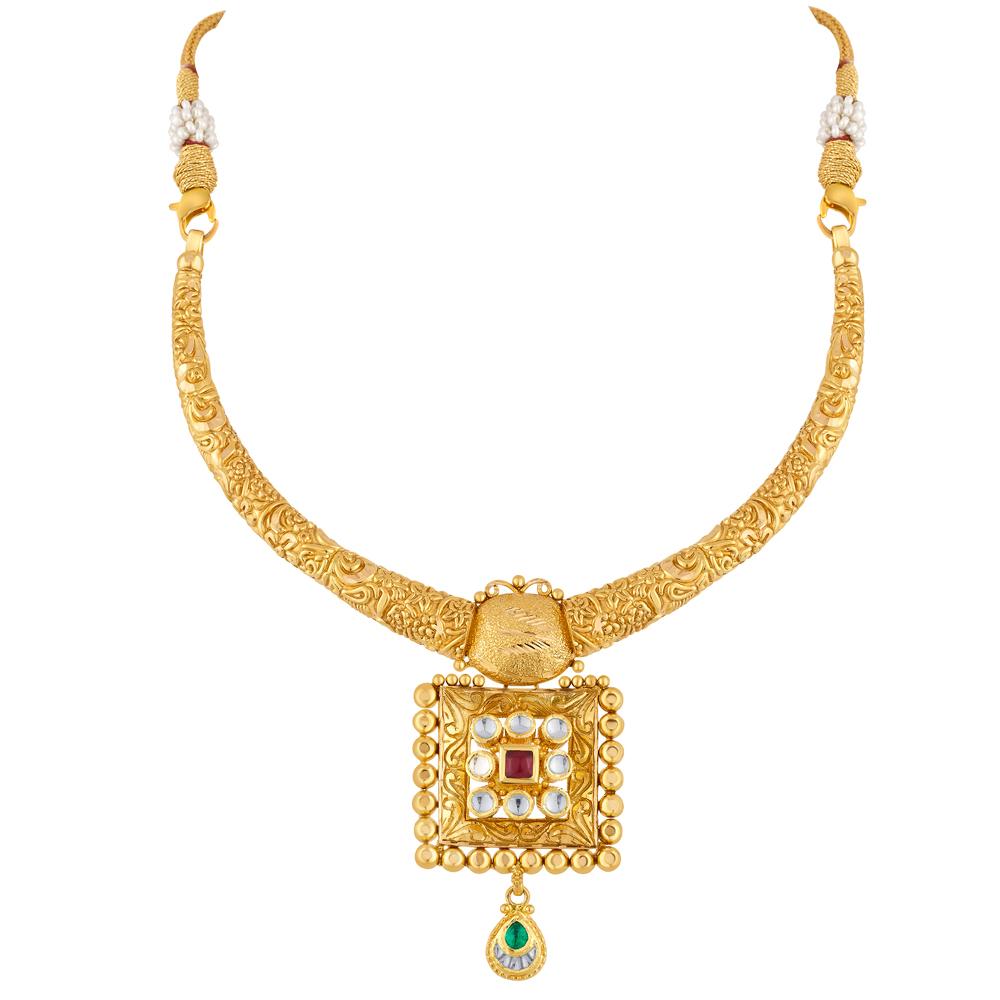 reliance jewels gold necklace designs