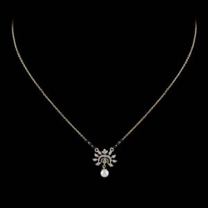 Buy 14 Karat Gold & Diamond Mangalsutra