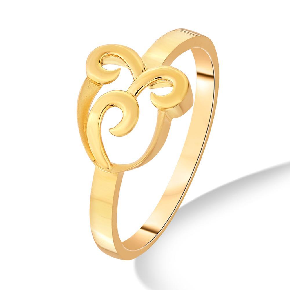 Buy 22 Karat Swirl Gold Ring