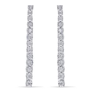 Buy 18 Karat Gold & Diamond Earrings