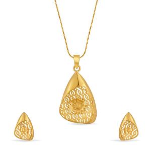 Buy 22 Karat Gold Pendant Set
