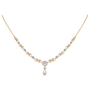 Buy 18 Karat Gold & Diamond Necklace