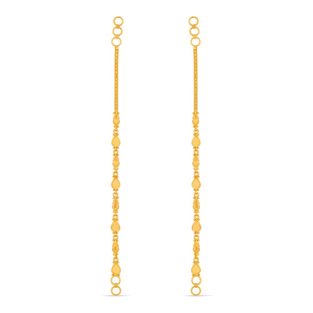 Buy 22 Karat Gold Earrings Chains