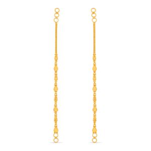 Buy 22 Karat Gold Earrings Chains