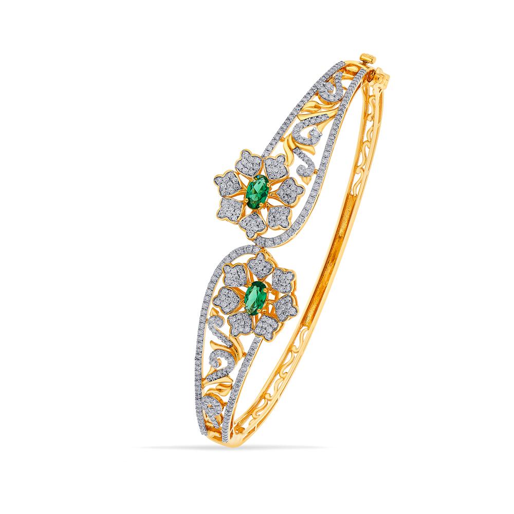 Buy 18 Karat Gold & Diamond Bracelet