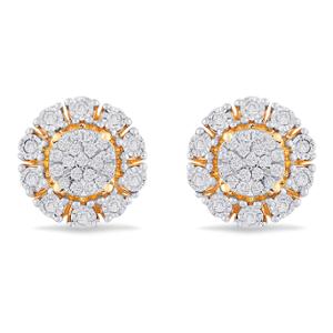 Buy 18 Karat Gold & Diamond Earrings