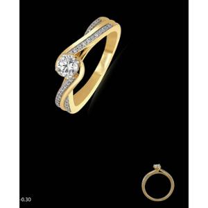 Buy 18 Karat Gold & Diamond Ring