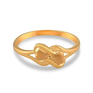 Buy 22 Karat Intertwined Hearts Gold Ring