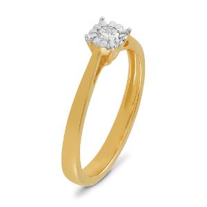 Buy 18 Karat Gold & Diamond Ring