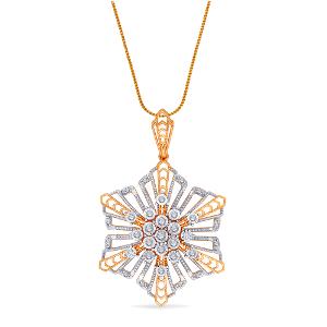 Buy 14 Karat Gold & Diamond Pendant
