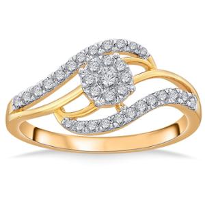 Buy Radiant Cluster Diamond Ring