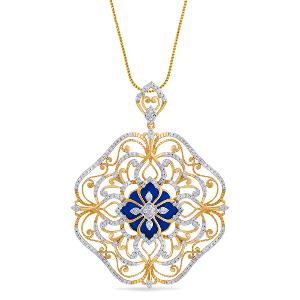 Buy 14 Karat Gold & Diamond Pendant