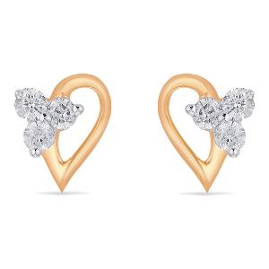 Buy 14 Karat Gold & Diamond Earrings