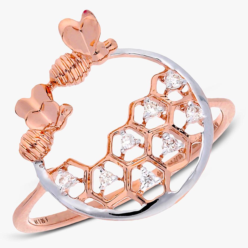 Buy 18 Kt Gold & Diamond Ring For Women