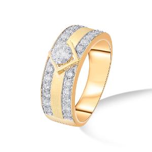 Buy 14 Karat Gold & Diamond Ring