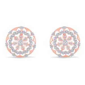 Buy 14 Karat Gold & Diamond Earrings
