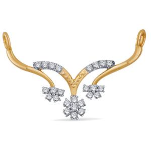 Buy 14 Karat Gold & Diamond Mangalsutra